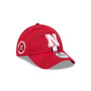 Nebraska New Era 3930 Helmet Stripe Flex Fit Cap